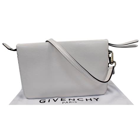 Givenchy Givenchy Cross3 Crossbody Bag In White Leather on 